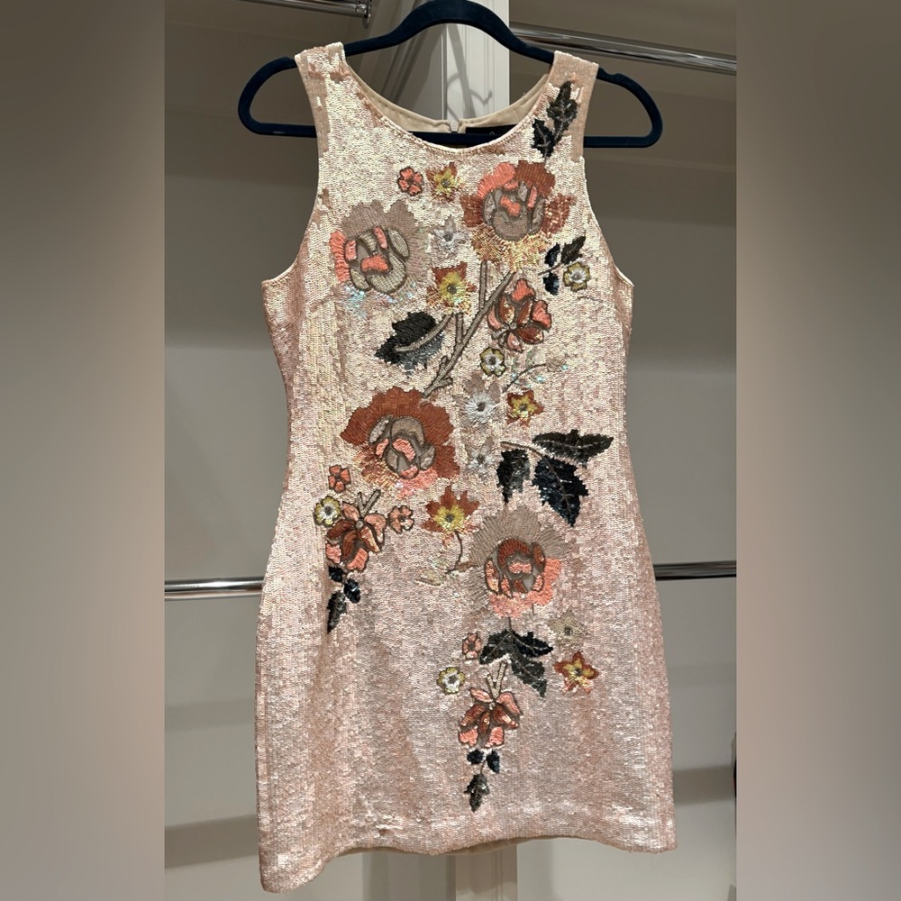 Needle and Thread beaded mini dress